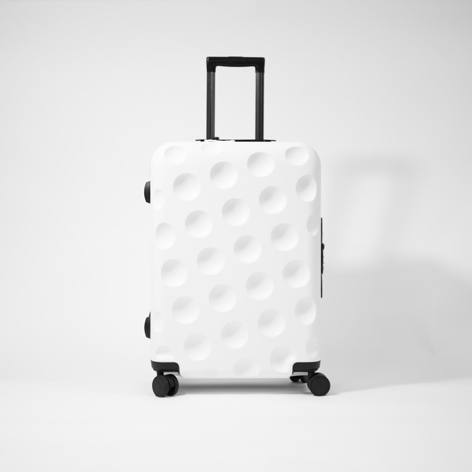 Golfbays 4 Wheel Hard Medium Suitcase - Golf Ball Design