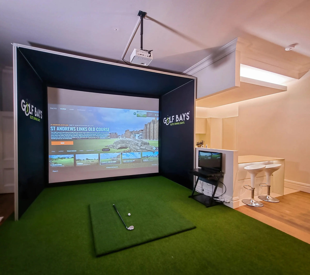 Golf Simulator Enclosures - Golf Bays home practice golf bays – GolfBays