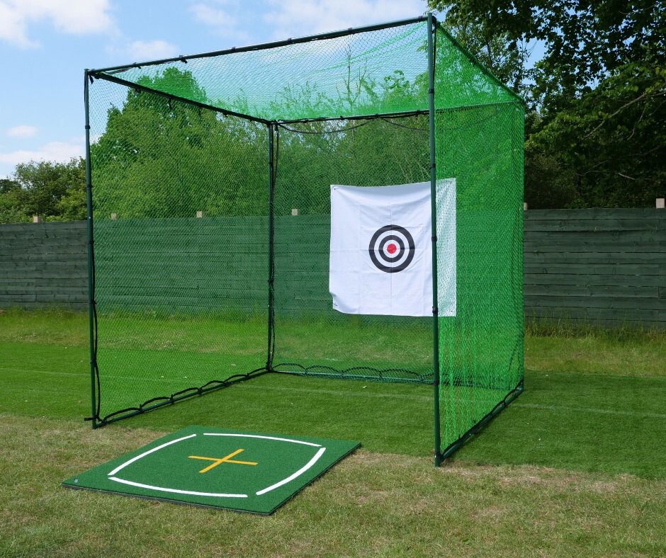 GolfBays Full Swing Golf Driving Net Cage