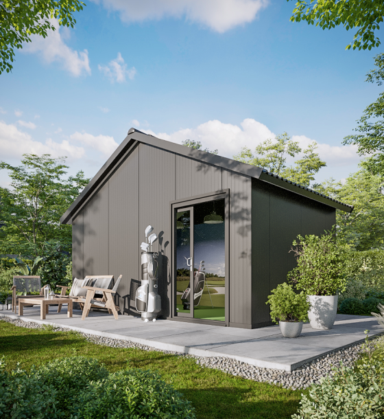 Golf Simulator Cabin Garden Room (5.5m x 3.3m)