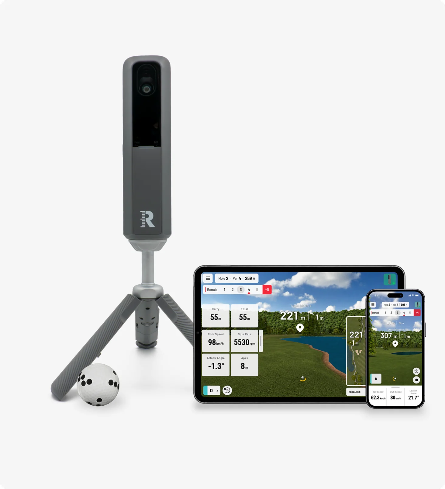 Rapsodo MLM2XPRO Home Golf Simulator Package with SimBox Enclosure & Golf Hitting Mat