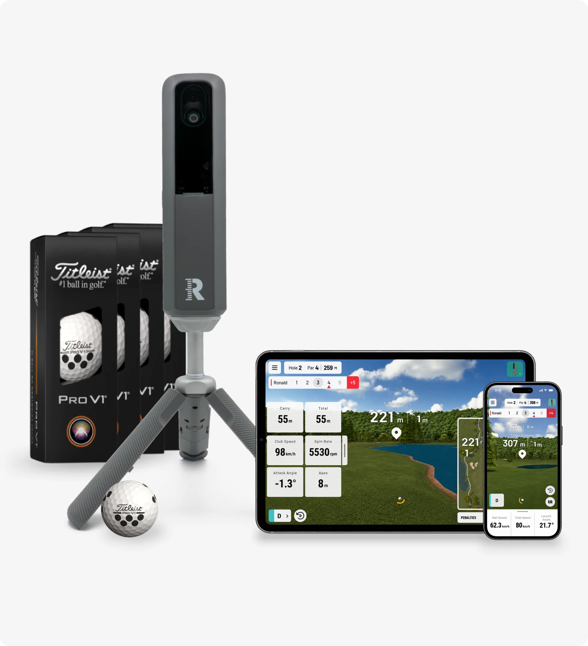 Rapsodo MLM2XPRO Mobile Golf Launch Monitor & Simulator