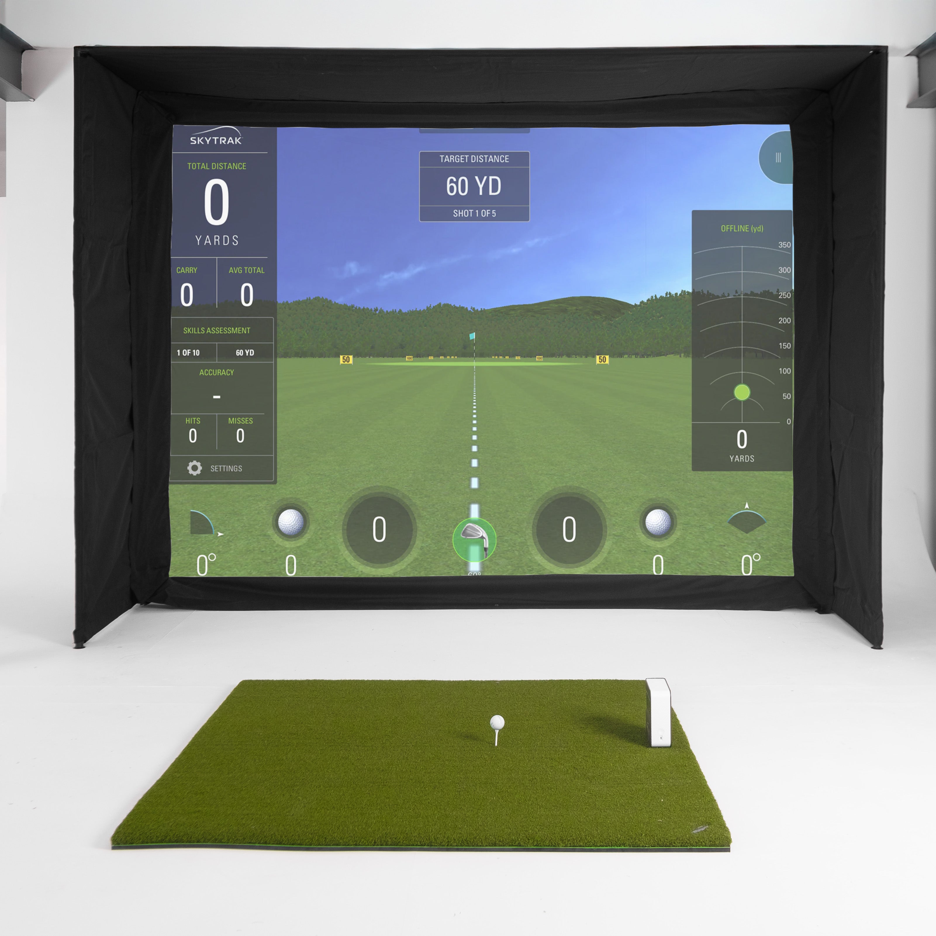 Skytrak EasySim Golf Simulator Bundle