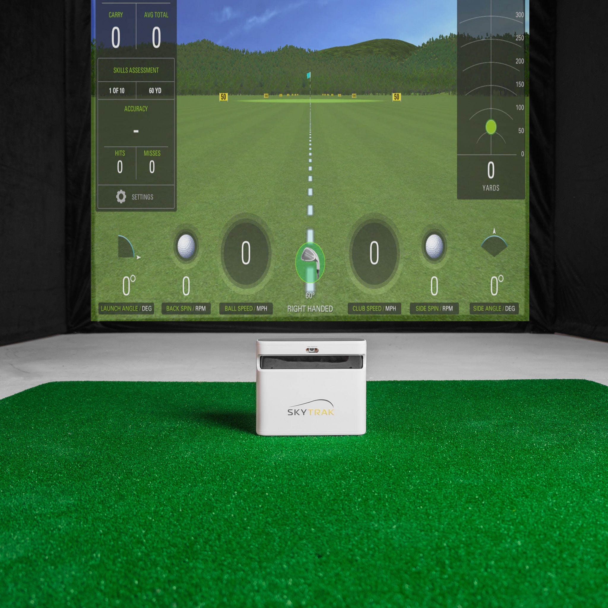 SKYTRAK + Home Golf Simulator Bundle