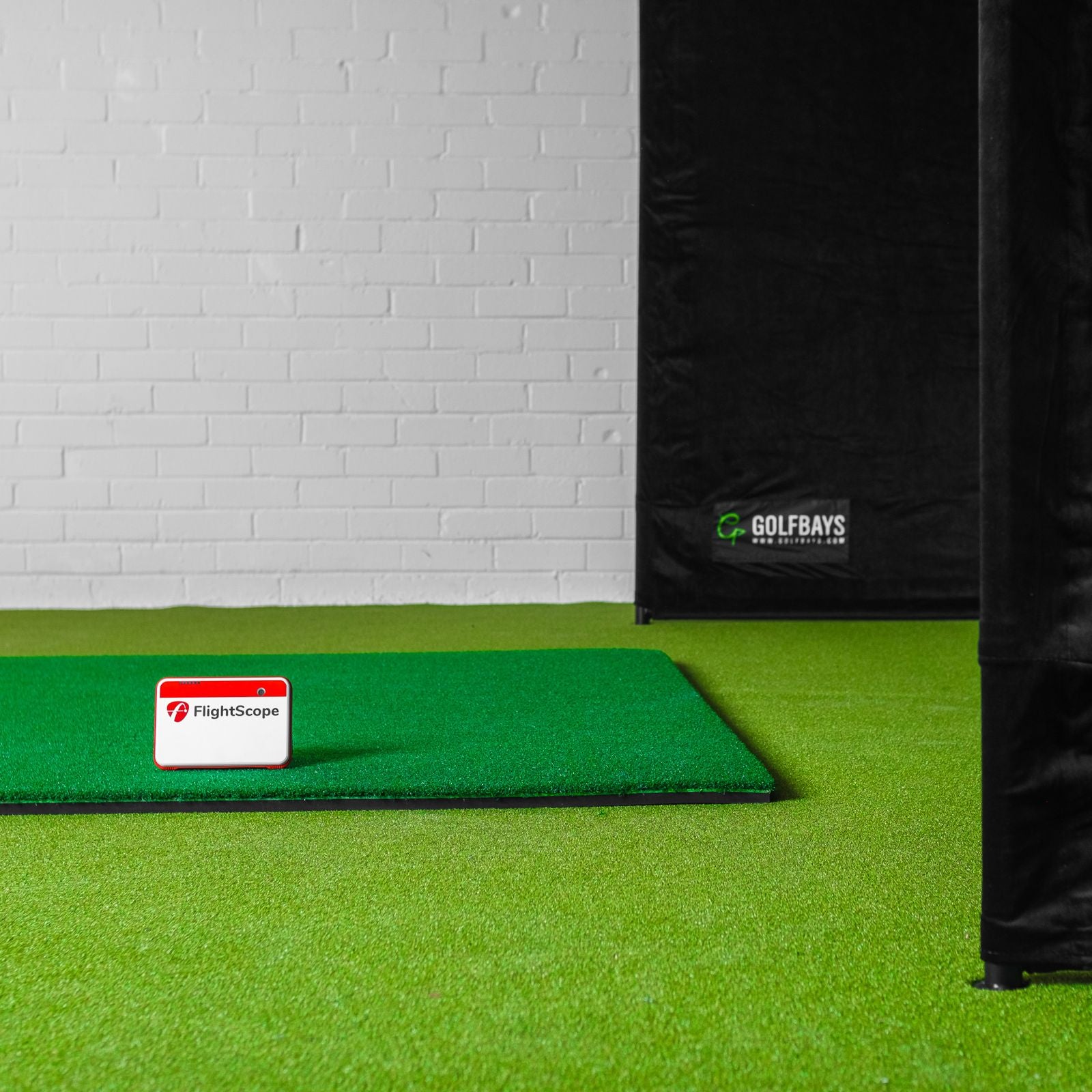 Flightscope Simulator Dimensions FlightScope Mevo+ SimBox Home Golf Simulator Full Package