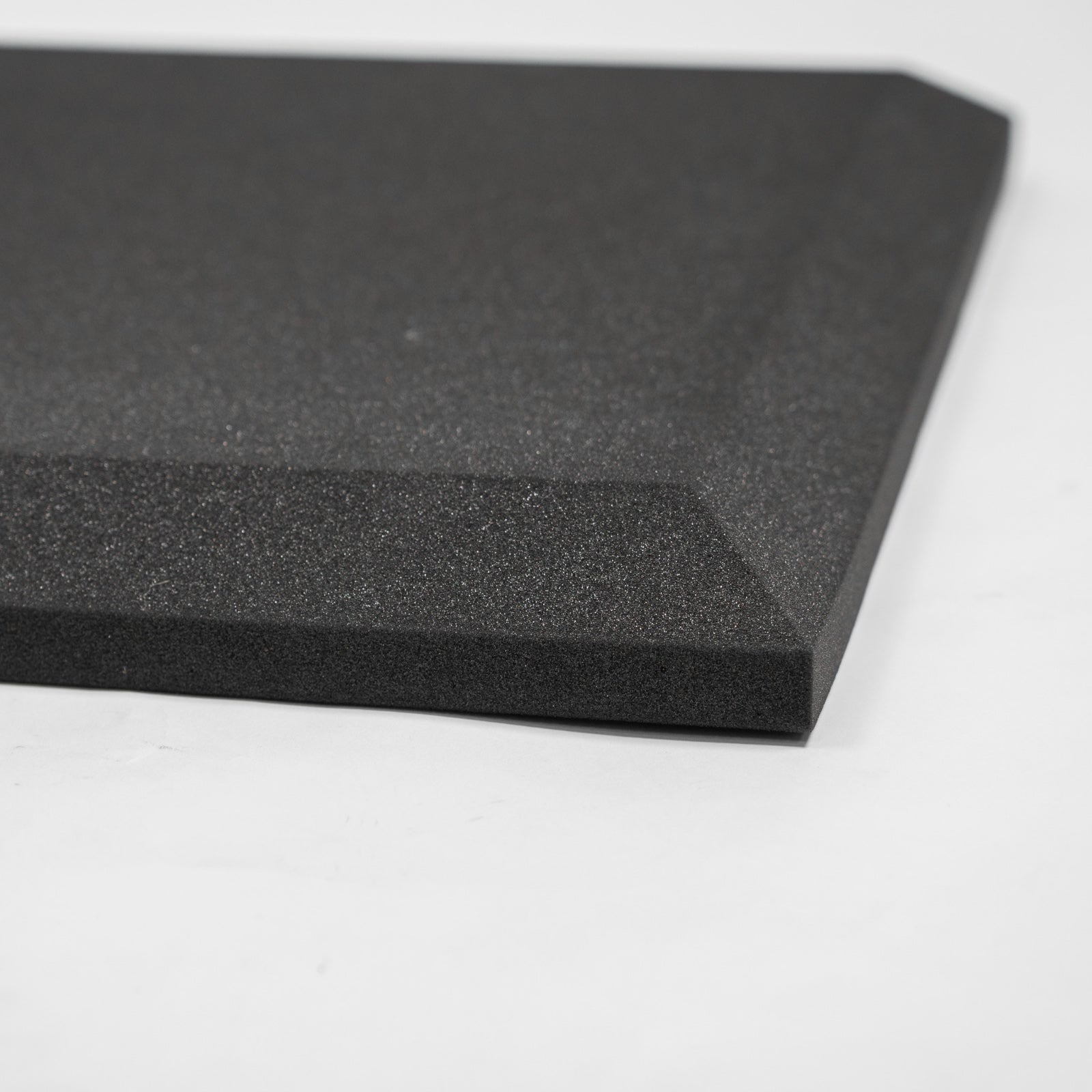 Premium Wall Foam Tiles Bevelled (Pack of 10) Black 1.0m x 0.5m