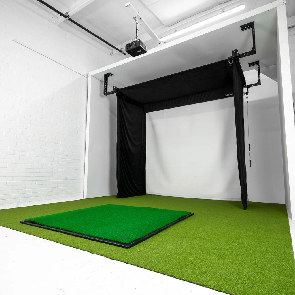 Garmin R10 Retractable Simbox Home Golf Simulator Package