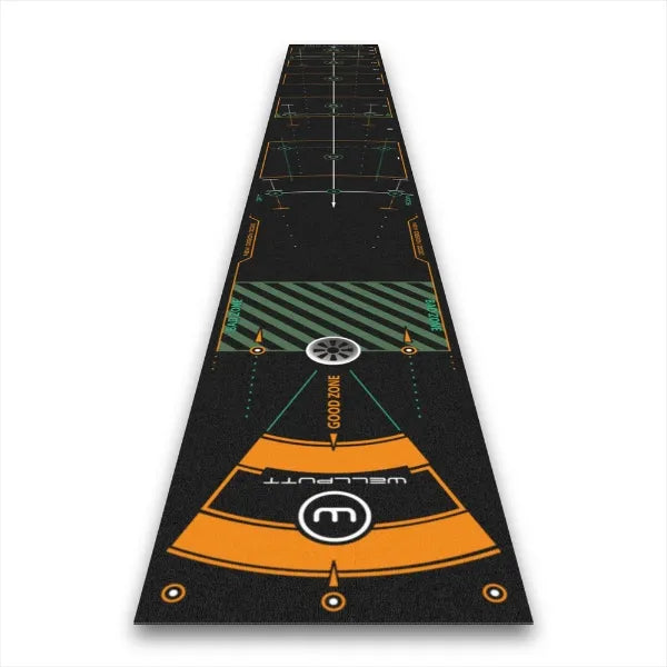 Reputt Standard Mat Wellputt Mat 4m Premium - Black
