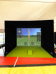 SimBox Golf Simulator Enclosure - Order now and start playing golf at home today!