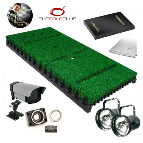 ProTee Base Pack 2 Golf Simulator with Putting Mat Sensor - GolfBays